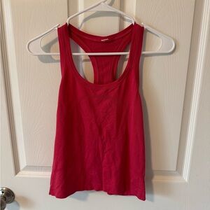Lululemon Athletica Red Tank Top